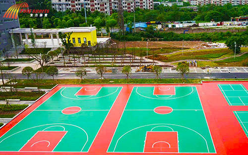 
硅pu篮球场施工 这3点得知道‘火狐电竞官网’(图4)