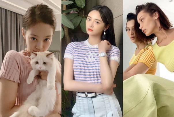 
秋季咋穿更时髦？鲁豫给你做示范 条纹针织衫配阔腿裤太显气质|火狐电竞官方网站(图3)